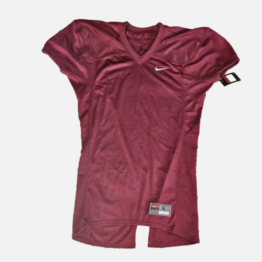 Nike Football Practice Jersey Maroon Mens L 535703 New